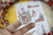 Lade das Bild in den Galerie-Viewer, Stickerbogen - Weihnachtskatzen