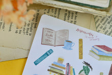 Lade das Bild in den Galerie-Viewer, Stickerbogen - I'd rather be reading - Bücher - Bullet Journal