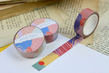 Lade das Bild in den Galerie-Viewer, Washi Tape - Farbenfrohes Muster - Papierklebeband - Eigene Illustrationen - Adventskalender befüllen