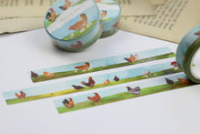 Lade das Bild in den Galerie-Viewer, Washi Tape - Glückliche Hühner - Eigene Illustrationen