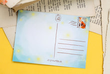 Lade das Bild in den Galerie-Viewer, Postkarte - Fuchs mit Glühwürmchen - Neues Design