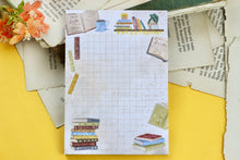 Lade das Bild in den Galerie-Viewer, Notizblock - Bücher - A6 - 50 Seiten - kariert