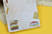 Lade das Bild in den Galerie-Viewer, Notizblock - Bücher - A6 - 50 Seiten - kariert