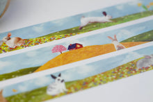 Lade das Bild in den Galerie-Viewer, Washi Tape - Kaninchen im Frühling - Eigene Illustrationen