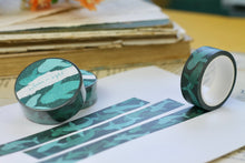 Lade das Bild in den Galerie-Viewer, Washi Tape - Buckelwale - Schwimmende Wale bei Nacht - Eigene Illustrationen