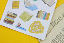 Lade das Bild in den Galerie-Viewer, Stickerbogen - I'd rather be reading - Bücher - Bullet Journal