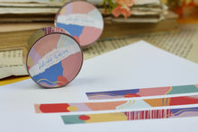 Lade das Bild in den Galerie-Viewer, Washi Tape - Farbenfrohes Muster - Papierklebeband - Eigene Illustrationen - Adventskalender befüllen