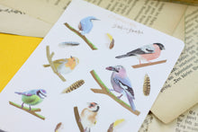 Lade das Bild in den Galerie-Viewer, Stickerbogen - Birds on Branches - Vögel - Bullet Journal