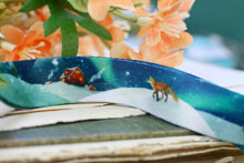 Lade das Bild in den Galerie-Viewer, Schlüsselband - Skandinavische Nacht - Polarlichter - Norwegen - Eigene Illustrationen