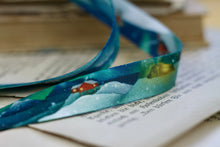 Lade das Bild in den Galerie-Viewer, Schlüsselband - Skandinavische Nacht - Polarlichter - Norwegen - Eigene Illustrationen