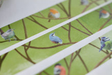 Lade das Bild in den Galerie-Viewer, Washi Tape - Vögel im Sommer - Gartenvögel - Eigene Illustrationen