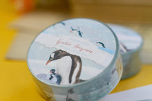 Lade das Bild in den Galerie-Viewer, Washi Tape - Pinguine - Eselspinguin - Eigene Illustrationen