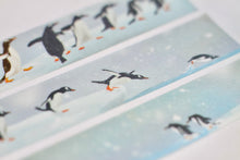 Lade das Bild in den Galerie-Viewer, Washi Tape - Pinguine - Eselspinguin - Eigene Illustrationen