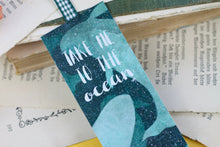Lade das Bild in den Galerie-Viewer, Lesezeichen - Buckelwale - Wale bei Nacht - Spruch