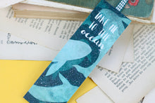 Lade das Bild in den Galerie-Viewer, Lesezeichen - Buckelwale - Wale bei Nacht - Spruch