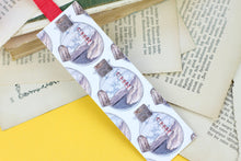 Lade das Bild in den Galerie-Viewer, Lesezeichen - Leuchtturm in der Flasche - Flaschenpost - Aquarell Illustration