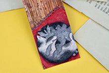 Lade das Bild in den Galerie-Viewer, Lesezeichen - Kuschelnde Katzen - Aquarell Illustration