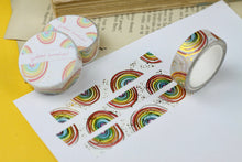 Lade das Bild in den Galerie-Viewer, Washi Tape - Regenbögen - Pride - Gold Foil