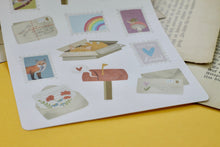 Lade das Bild in den Galerie-Viewer, Stickerbogen - Happy Mail - Briefe schreiben - Bullet Journal
