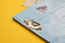 Lade das Bild in den Galerie-Viewer, Notizblock - Wochenplaner mit Habit Tracker - Schlafende Katzen - DIN A5 - 50 Seiten