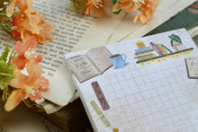 Lade das Bild in den Galerie-Viewer, Notizblock - Bücher - A6 - 50 Seiten - kariert