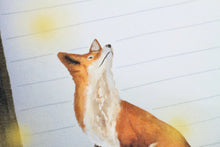 Lade das Bild in den Galerie-Viewer, Notizblock - Fuchs mit Glühwürmchen - A6 - 50 Seiten - liniert