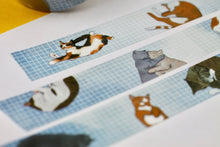 Lade das Bild in den Galerie-Viewer, Washi Tape - Schlafende Katzen - Eigene Illustrationen
