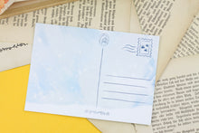 Lade das Bild in den Galerie-Viewer, Postkarte - Katze im Schnee - Rote Katze - Aquarell Illustration