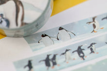 Lade das Bild in den Galerie-Viewer, Washi Tape - Pinguine - Eselspinguin - Eigene Illustrationen