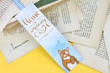 Lade das Bild in den Galerie-Viewer, Lesezeichen - Schlafende Katzen - Home is - Spruch