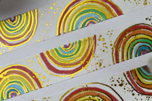 Lade das Bild in den Galerie-Viewer, Washi Tape - Regenbögen - Pride - Gold Foil