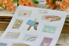 Lade das Bild in den Galerie-Viewer, Stickerbogen - Happy Mail - Briefe schreiben - Bullet Journal