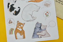 Lade das Bild in den Galerie-Viewer, Stickerbogen - Schlafende Katzen - Bullet Journal