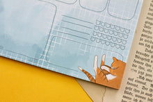 Lade das Bild in den Galerie-Viewer, Notizblock - Wochenplaner mit Habit Tracker - Schlafende Katzen - DIN A5 - 50 Seiten