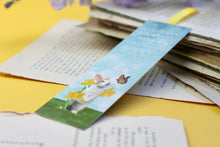 Lade das Bild in den Galerie-Viewer, Lesezeichen - Kaninchen mit Blumen - beauty in the every day - Spruch