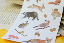 Lade das Bild in den Galerie-Viewer, Stickerbogen - Forest Animals - Waldtiere - Bullet Journal