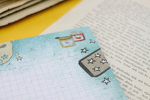 Lade das Bild in den Galerie-Viewer, Notizblock - Backen - Rezepte aufschreiben - Briefpapier - DIN A5 - 50 Seiten - kariert