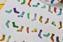 Lade das Bild in den Galerie-Viewer, Washi Tape - Colorful Socks - Eigene Illustrationen