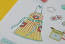 Lade das Bild in den Galerie-Viewer, Stickerbogen - Backen - Backzutaten, Kuchen und Kekse, Schürze, Mixer und Backbücher - Bullet Journal