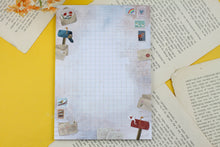 Lade das Bild in den Galerie-Viewer, Notizblock - Happy Mail - Briefpapier - Penpal - DIN A5 - 50 Seiten - kariert