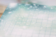 Lade das Bild in den Galerie-Viewer, Notizblock - Skandinavische Nacht - Polarlichter mit Fuchs - DIN A5 - 50 Seiten - kariert