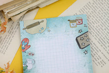 Lade das Bild in den Galerie-Viewer, Notizblock - Backen - Rezepte aufschreiben - Briefpapier - DIN A5 - 50 Seiten - kariert