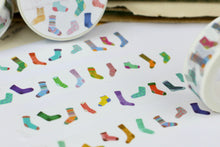 Lade das Bild in den Galerie-Viewer, Washi Tape - Colorful Socks - Eigene Illustrationen