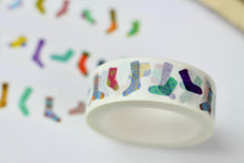 Lade das Bild in den Galerie-Viewer, Washi Tape - Colorful Socks - Eigene Illustrationen
