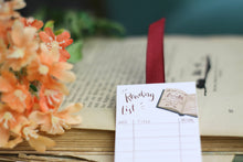 Lade das Bild in den Galerie-Viewer, Lesezeichen - Reading Tracker - Leseliste - Bücherstapel - Bücher - Eigene Illustrationen