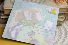 Lade das Bild in den Galerie-Viewer, Quadratische Postkarte - Cozy Sunday - You're so golden - Achtsamkeit - Eigene Illustration - Art Print