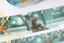 Lade das Bild in den Galerie-Viewer, Washi Tape - Winter Forest - 10mx25mm - Eigene Illustrationen