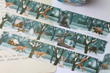 Lade das Bild in den Galerie-Viewer, Washi Tape - Winter Forest - 10mx25mm - Eigene Illustrationen