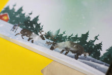 Lade das Bild in den Galerie-Viewer, Notizblock - Rentiere unter Polarlichtern - A6 - 50 Seiten - blanko