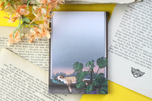 Lade das Bild in den Galerie-Viewer, Notizblock - Schlafender Hund mit Monstera - A6 - 50 Seiten - punktkariert - Notizzettel